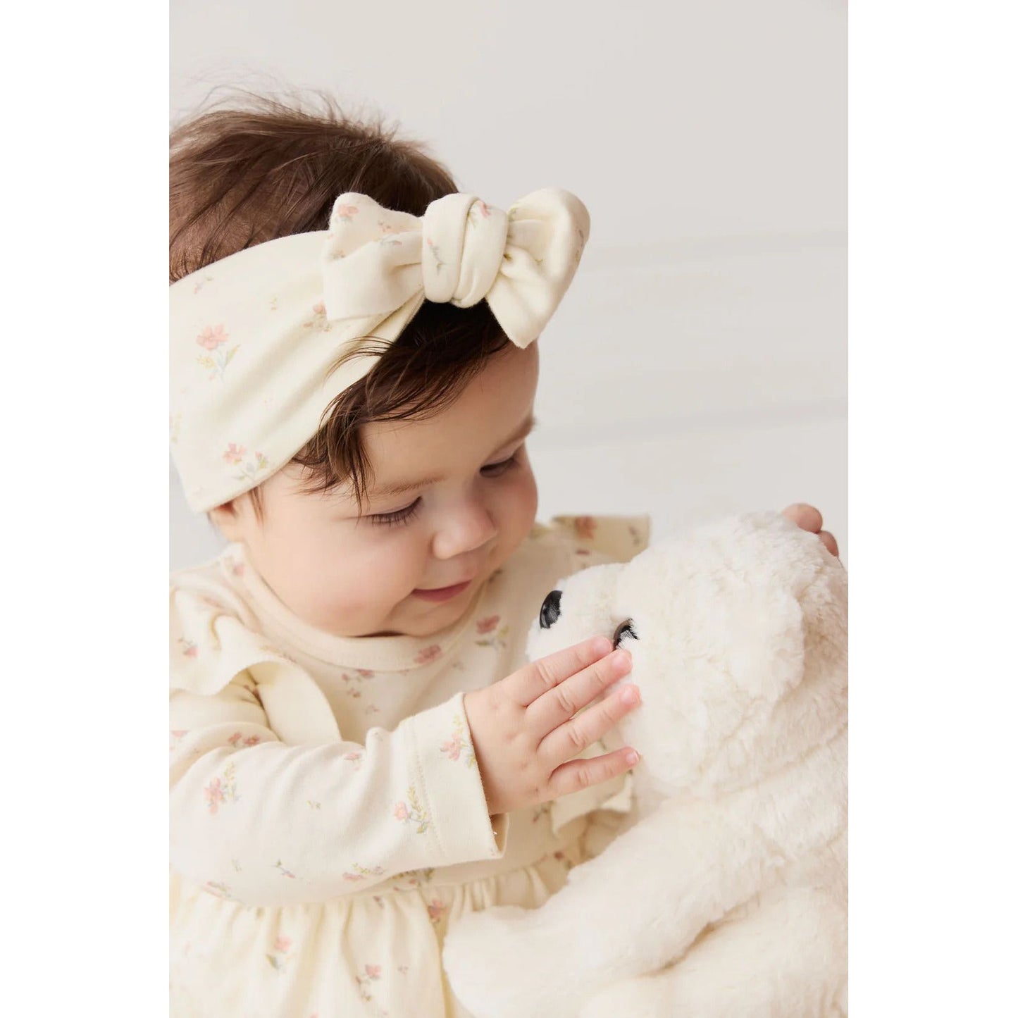 Jamie Kay Organic Cotton Headband - Emilia Egret