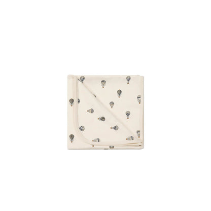 Jamie Kay Organic Cotton Wrap Blanket - Montgolfiere Cloud