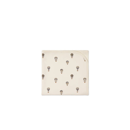 Jamie Kay Organic Cotton Wrap Blanket - Montgolfiere Cloud