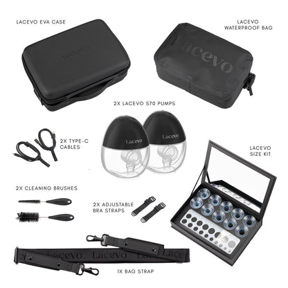 LACEVO S70 in Bra Breast Pump Set