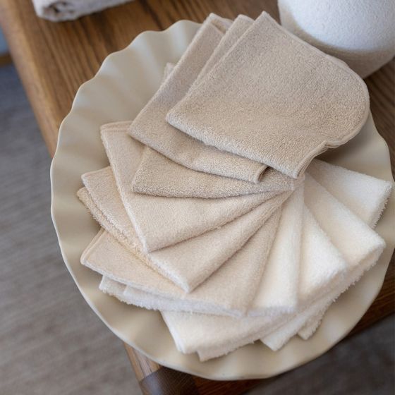 Little Bamboo Towelling Washer 10pk