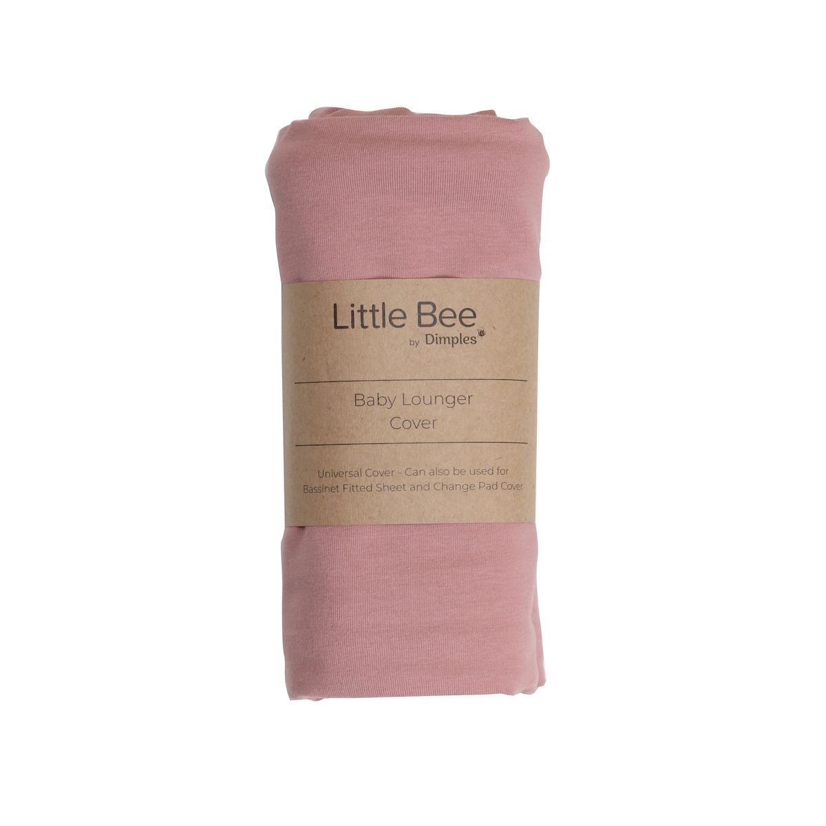 Little Bee Baby Lounger Cover - Rose Pink