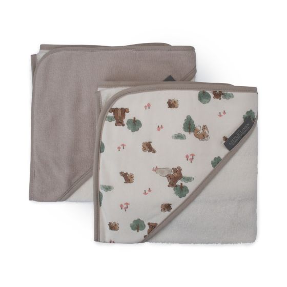 Little Linen Hooded Towel 2pk