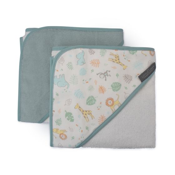 Little Linen Hooded Towel 2pk