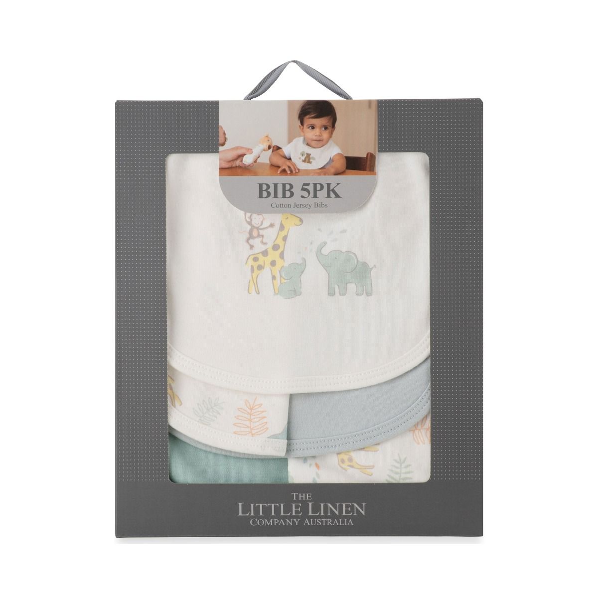 Little Linen Jersey Bib 5pk