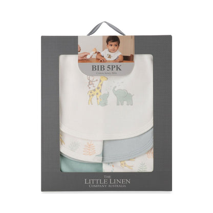 Little Linen Jersey Bib 5pk