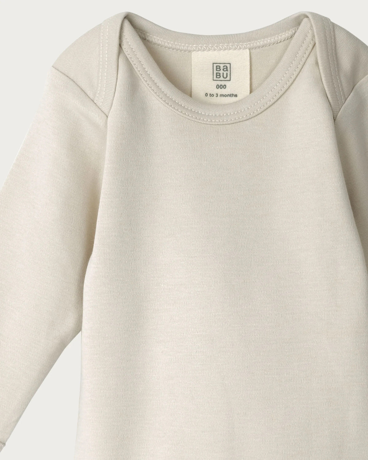Babu Organic Cotton Long Sleeve Bodysuit
