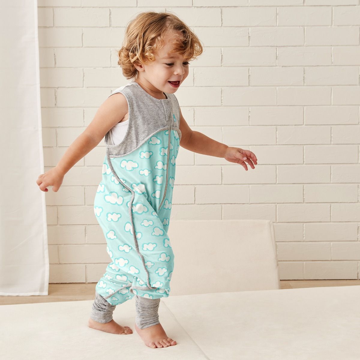 Love To Dream Sleep Suit Organic Lite 0.2 TOG - Clouds