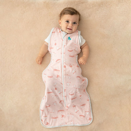 Love To Dream Swaddle UP Transition Bag Lite 0.2 Tog - Daredevil Bunny Pink							 - Daredevil Bunny Pink