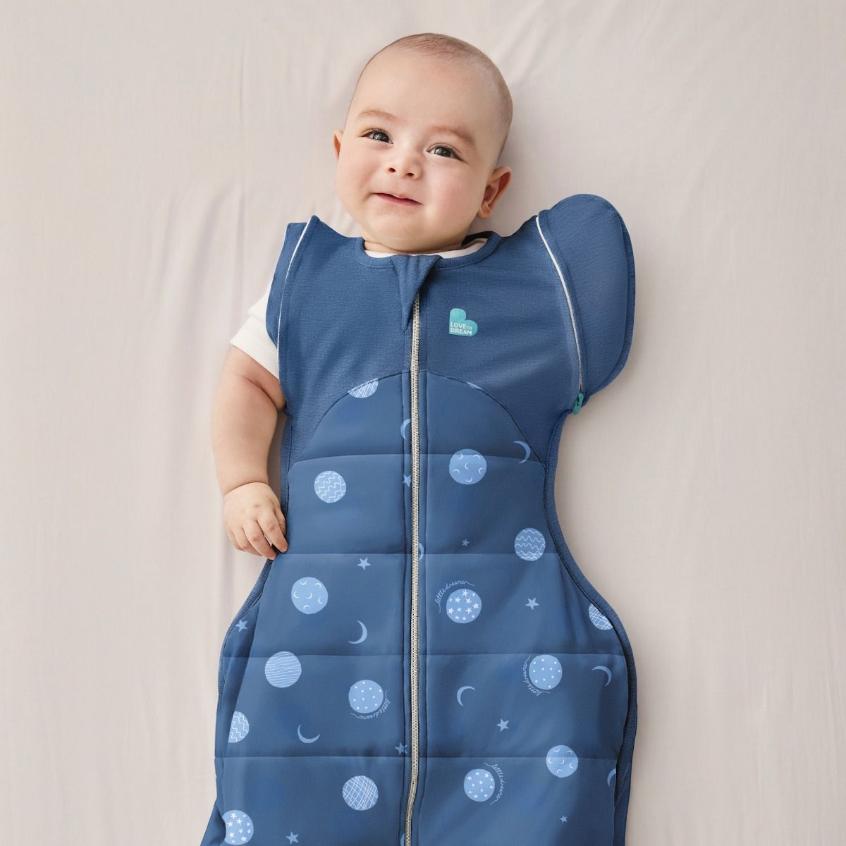 Love To Dream Swaddle Up™ Transition Bag Warm 2.5 TOG - Little Dreamer Denim