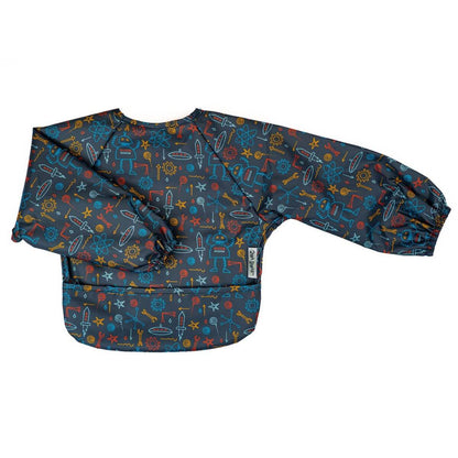 Silly Billyz Wipe Clean Small Long Sleeve Bib