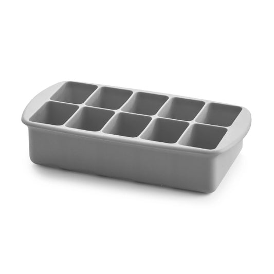 Melii Silicone Baby Food Freezer Tray with Lid - Grey