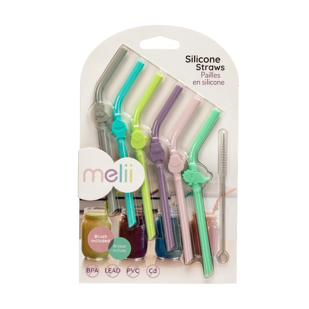 Melii Silicone Animal Straws