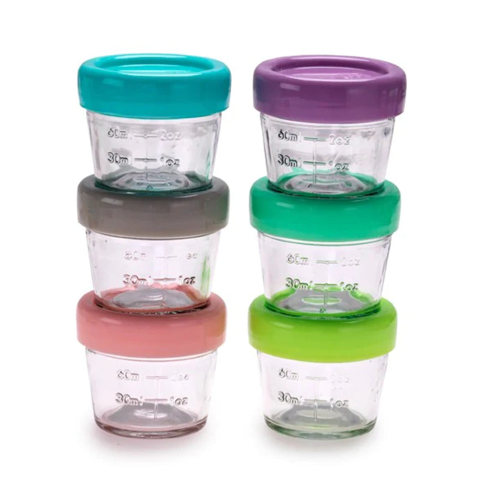 Melii Glass Food Container 6 Pack - 2oz
