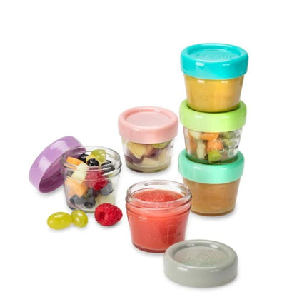 Melii Glass Food Container 6 Pack - 2oz