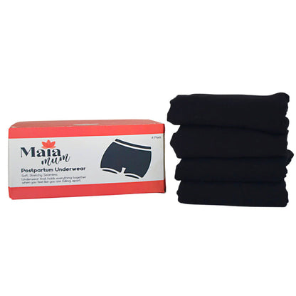 Maia Mum Washable Postpartum Underwear - 4 Pack