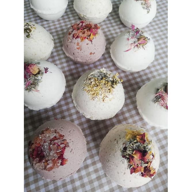 Mama + Me Calm &amp; Soften  Botanical Bath Bomb