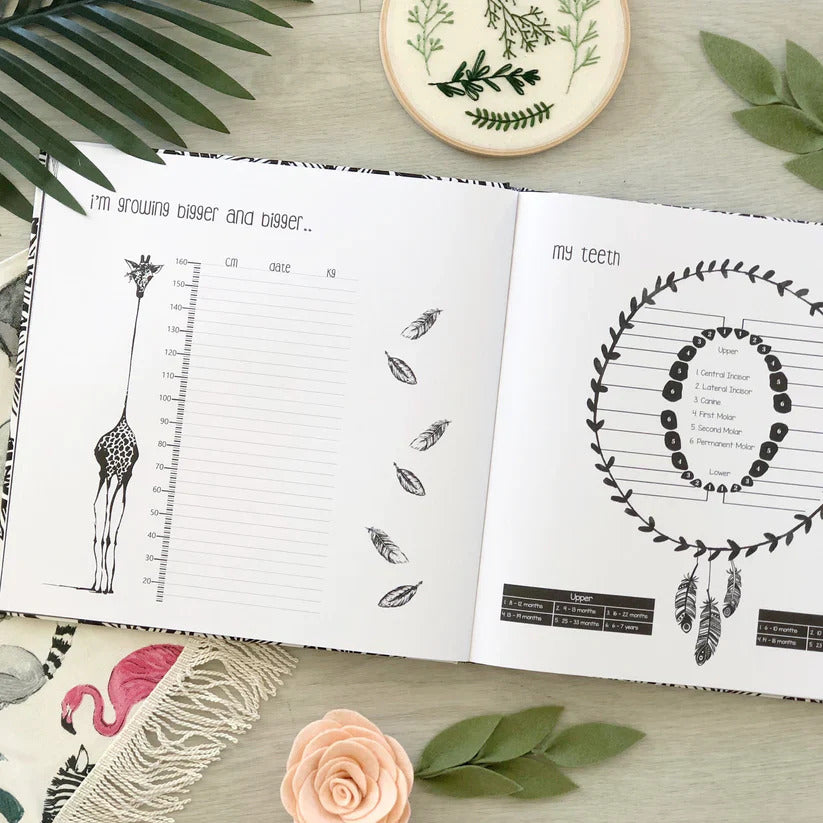 Marlee + Jo Monochrome Collection The Baby Book