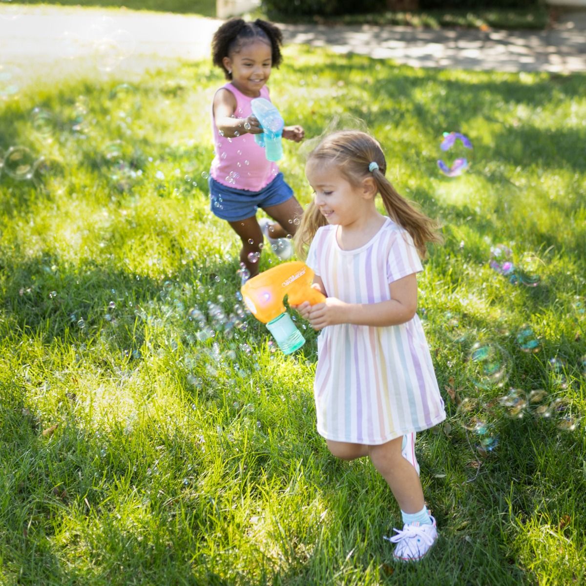 Maxx Bubbles Light-Up Bubble Blaster with Light - Assorted