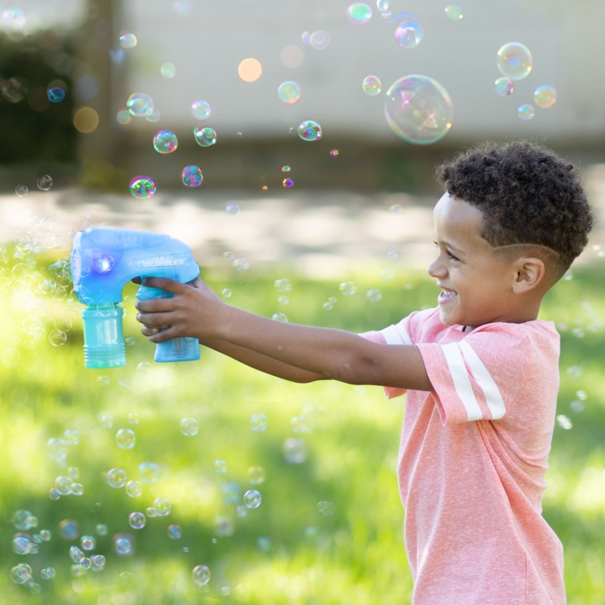 Maxx Bubbles Light-Up Bubble Blaster with Light - Assorted