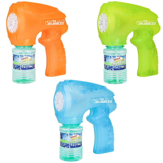 Maxx Bubbles Light-Up Bubble Blaster with Light - Assorted