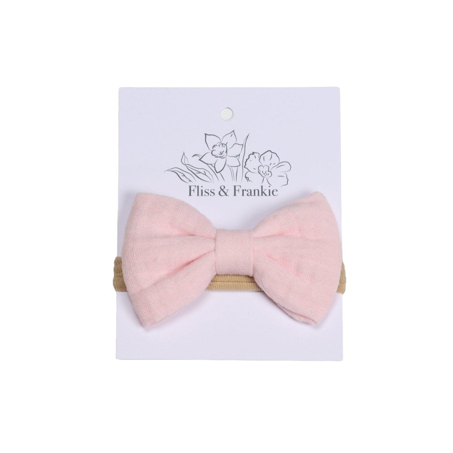 Fliss &amp; Frankie Muslin Bow Headbands