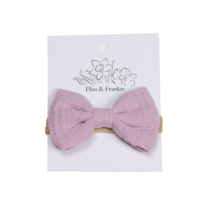 Fliss &amp; Frankie Muslin Bow Headbands