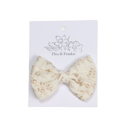 Fliss and Frankie Muslin Bow Clips