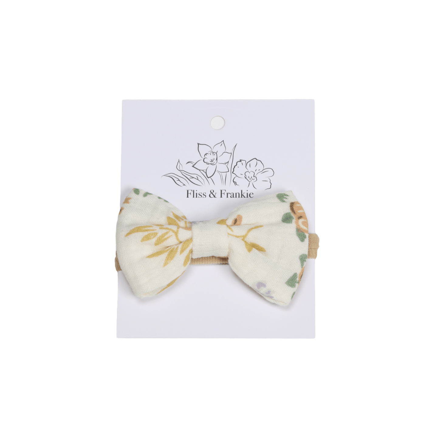 Fliss &amp; Frankie Muslin Bow Headbands