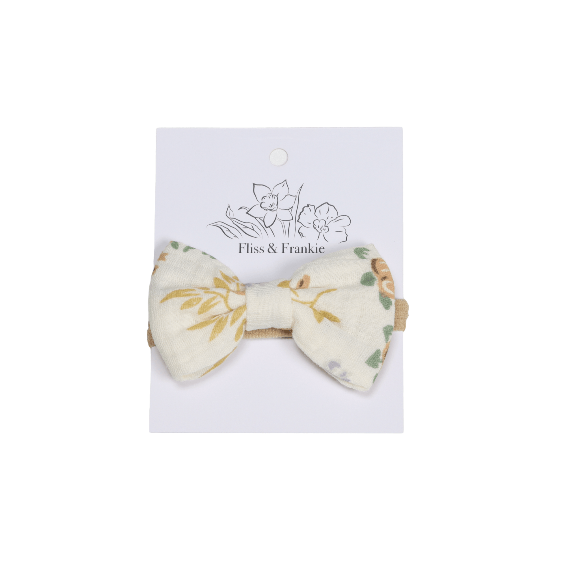 Fliss &amp; Frankie Muslin Bow Headbands