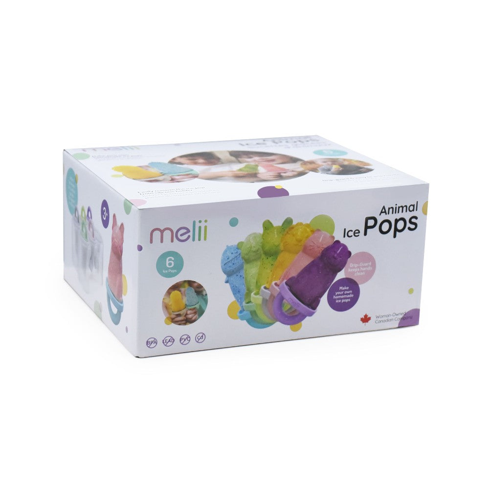 Melii 6 Piece Ice Pops with Tray