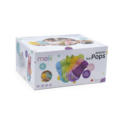 Melii 6 Piece Ice Pops with Tray
