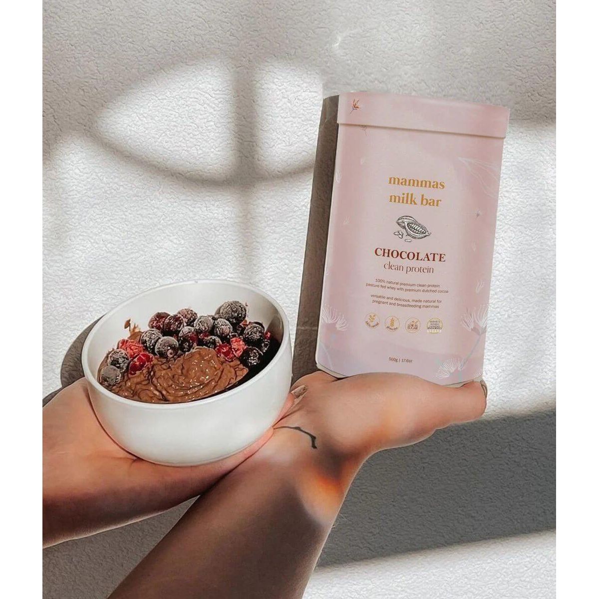 Mammas Milk Bar Chocolate Premium Whey Protein 500g