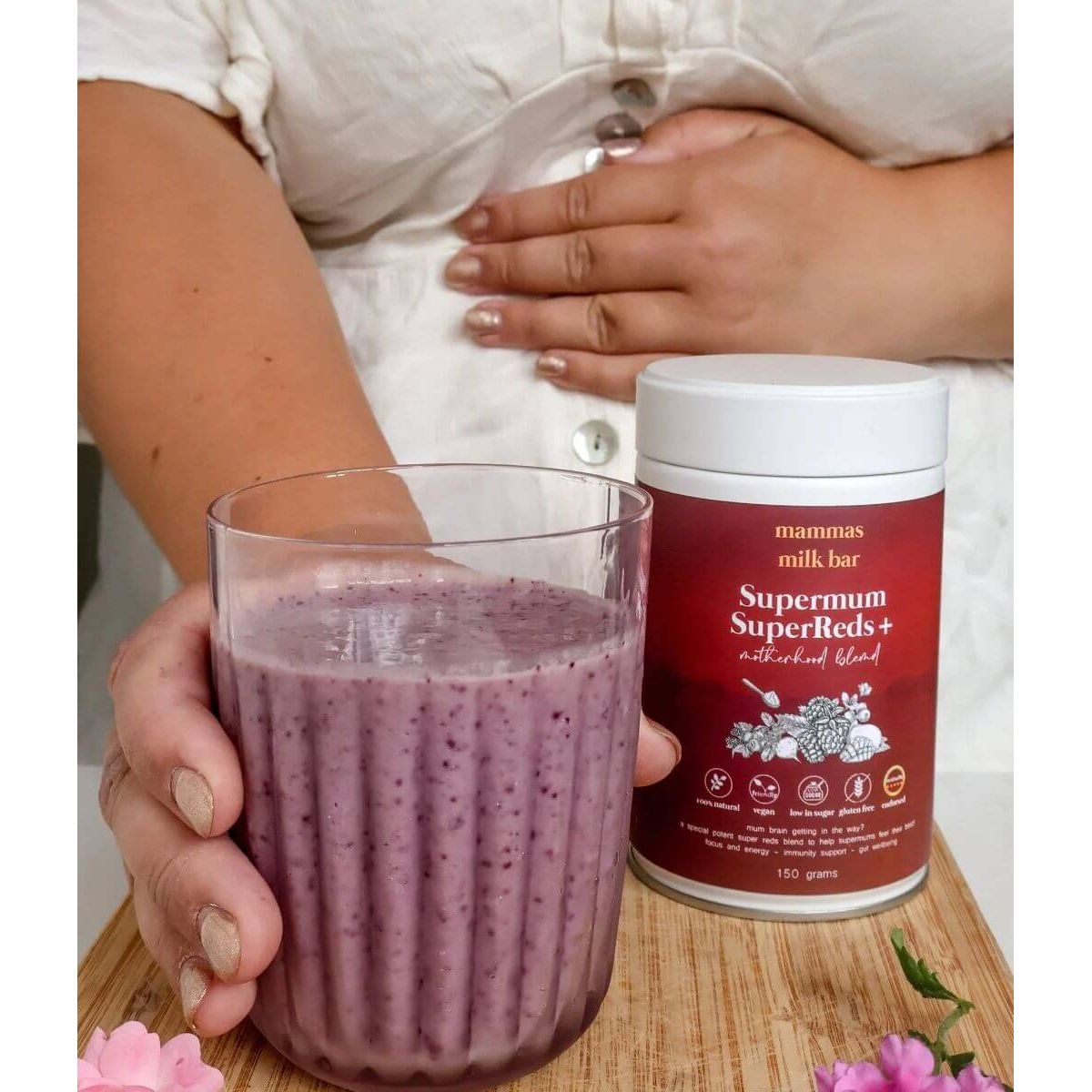 Mammas Milk Bar Supermums SuperReds+ Pregnancy & Postpartum Blend 150g