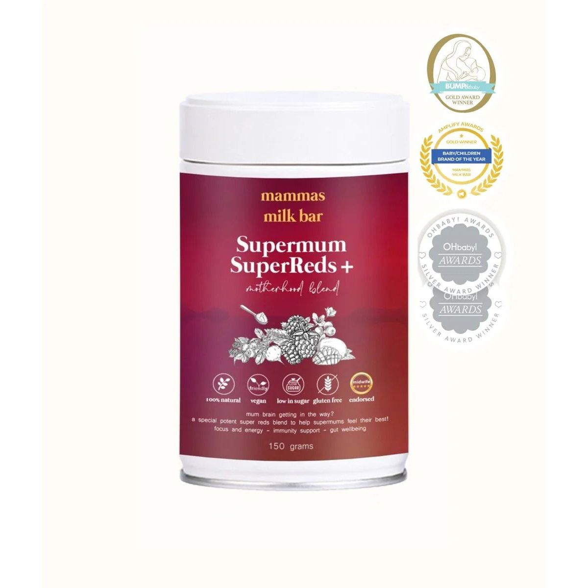 Mammas Milk Bar Supermums SuperReds+ Pregnancy & Postpartum Blend 150g