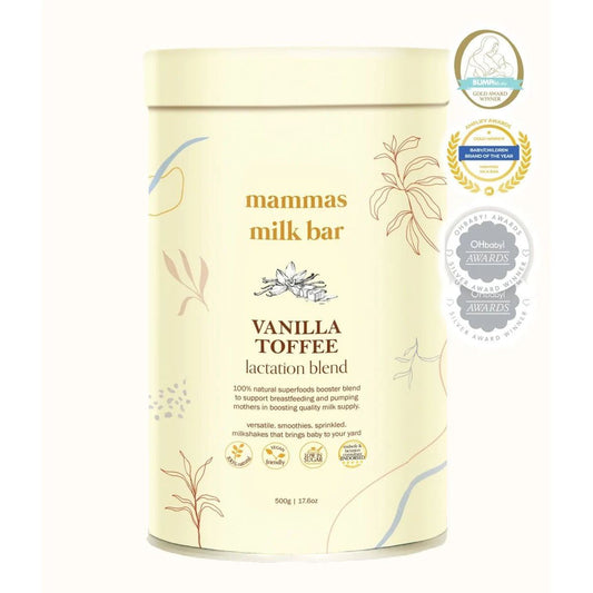Mammas Milk Bar Vanilla Toffee Lactation Blend 500g
