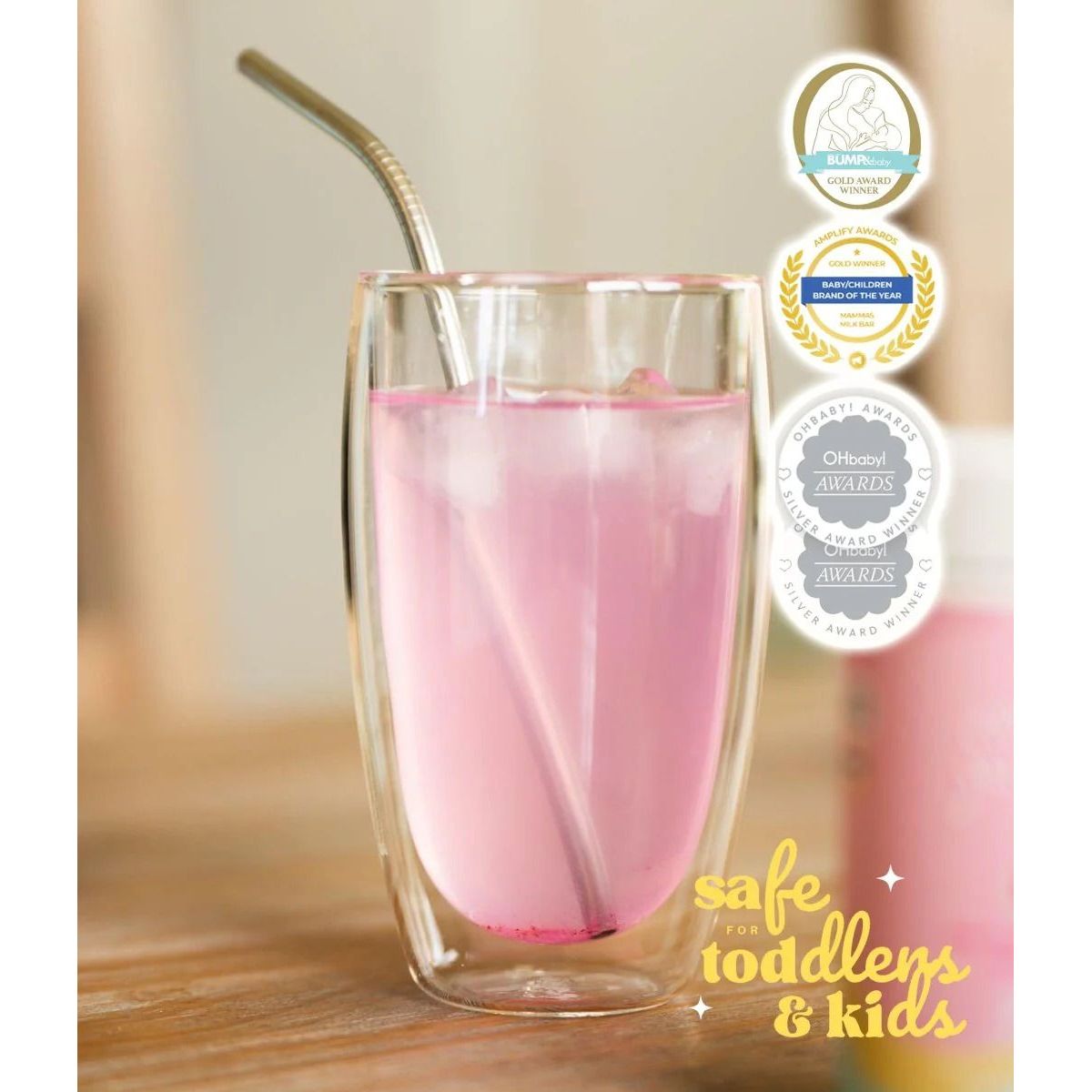 Mammas Milk Bar Watermelon Mango Crush Hydration Electrolyte Drink 220g