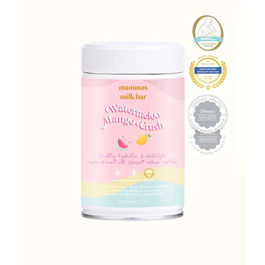 Mammas Milk Bar Watermelon Mango Crush Hydration Electrolyte Drink 220g