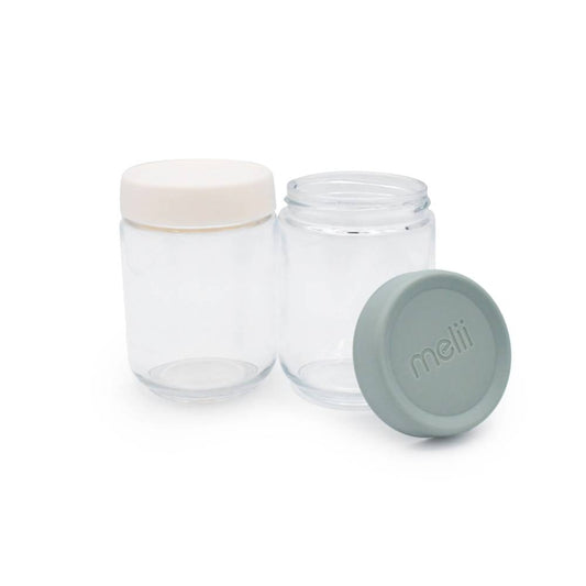 Melii Glass Overnight Oat Jars