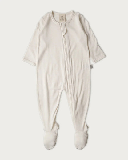 Babu Merino Footed Onesie