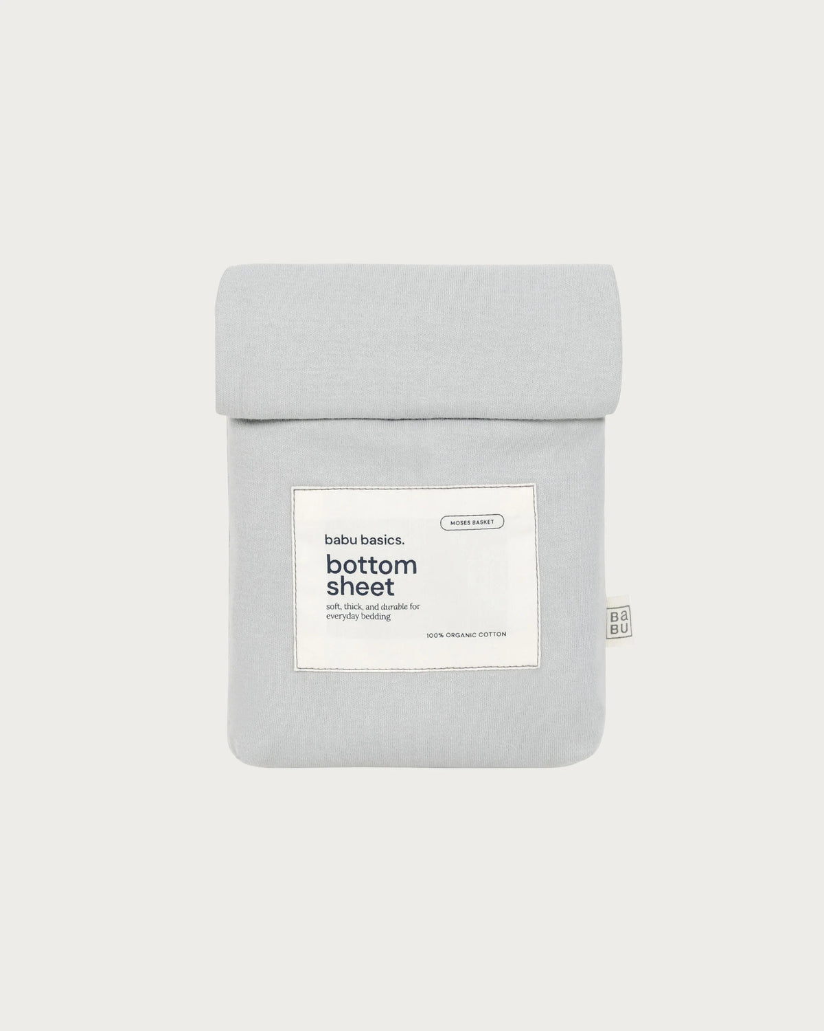 Babu Organic Cotton Moses Bassinet Fitted Sheet