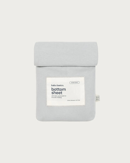Babu Organic Cotton Moses Bassinet Fitted Sheet