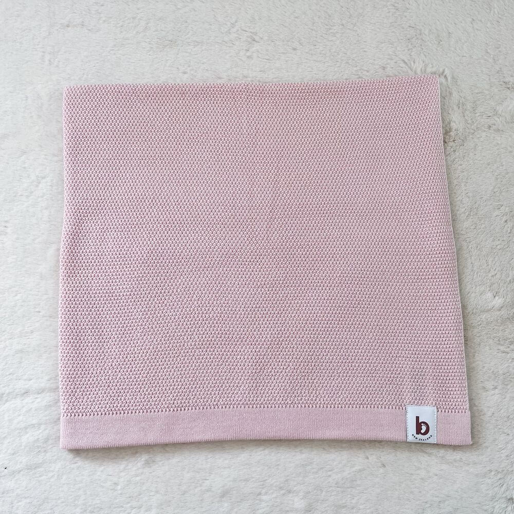 Baby On The Move Moss Stitch Merino Bassinet Blanket 90 x 90 cm