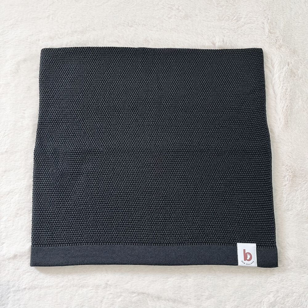 Baby On The Move Moss Stitch Merino Bassinet Blanket 90 x 90 cm