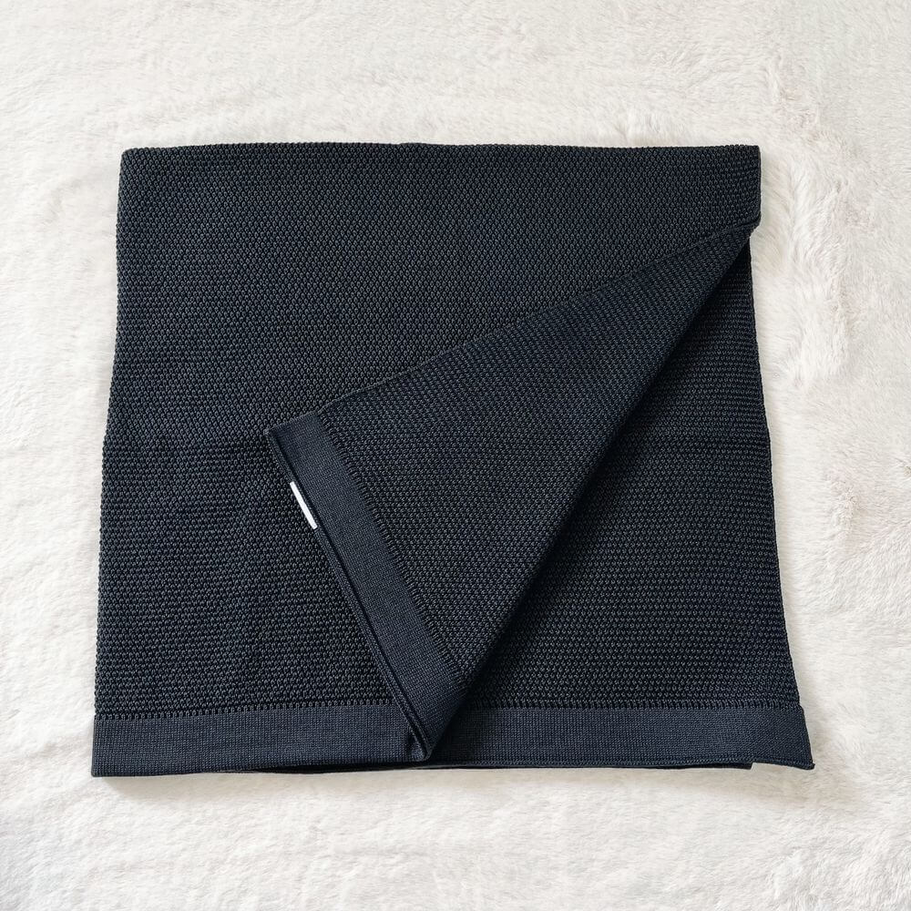 Baby On The Move Moss Stitch Merino Bassinet Blanket 90 x 90 cm