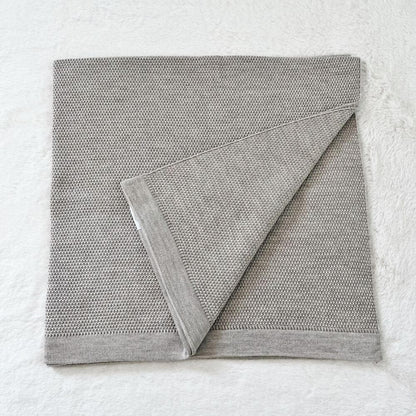 Baby On The Move Moss Stitch Merino Bassinet Blanket 90 x 90 cm