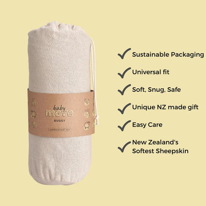 Classic New Zealand Move Short Wool Buggy Sheepskin