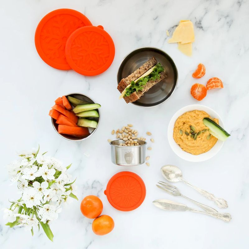 nil. Stainless Steel Containers 3pk