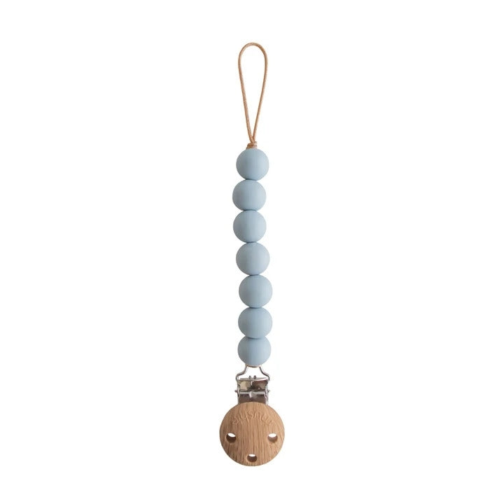 Mushie Pacifier Clip - Halo