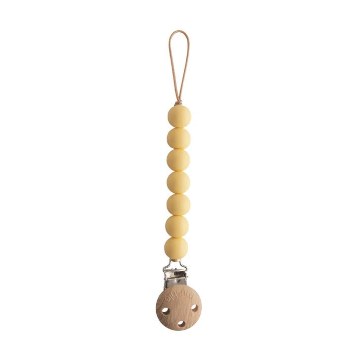 Mushie Pacifier Clip - Halo